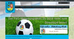 Desktop Screenshot of fussballverband-oberlausitz.de